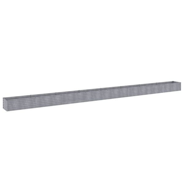 vidaXL Garden Raised Bed Rusty Corten steel 303.1x19.7x14.2 in