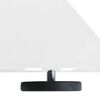 vidaXL Dining Table Leg White Powder-coated steel Adjustable Feet