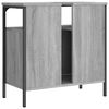 vidaXL Bathroom Sink Cabinet Gray sonoma Engineered wood