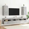 vidaXL TV Wall Cabinet Concrete Grey Engineered Wood TV Wall Cabinet