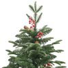 vidaXL Artificial Hinged Christmas Tree Green PVC Large