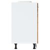 vidaXL Kitchen Base Cabinet Old wood Engineered wood 31.5x18.1x32.1 in