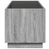 vidaXL Coffee Table Grey sonoma Engineered wood, glass