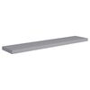 vidaXL Wall Shelf Set of 2 Gray Honeycomb MDF, Metal 47.2 in x 9.3 in