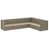 vidaXL Garden Lounge Set Grey