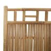 vidaXL 3-Panel Room Divider Bamboo 47.2"x70.9"