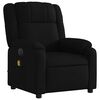 vidaXL Electric Massage Recliner Chair Black