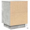 vidaXL Bedside Cabinet Concrete grey Engineered wood Medium