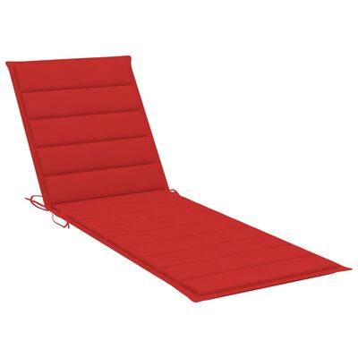 Red sun lounger cushion or cover