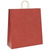 vidaXL Paper Bags 250 pcs with Handles Red 45x17x48 cm
