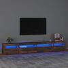 vidaXL TV Cabinet Smoked oak Engineered wood Large TV Cabinet