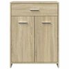 vidaXL Bathroom Cabinet Sonoma oak Engineered wood Medium