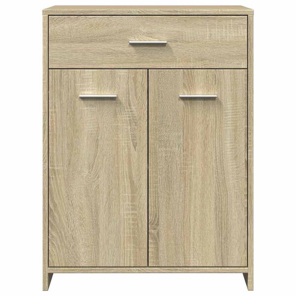 vidaXL Bathroom Cabinet Sonoma oak Engineered wood Medium