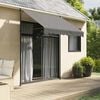 vidaXL Retractable Awning Anthracite Polyester with PU coating