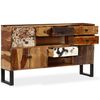 vidaXL Sideboard Solid Acacia Wood 55.1"x11.8"x31.5"