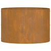 vidaXL Garden Planter Brown 11.81 x 11.81 x 7.87 in Weathering Steel