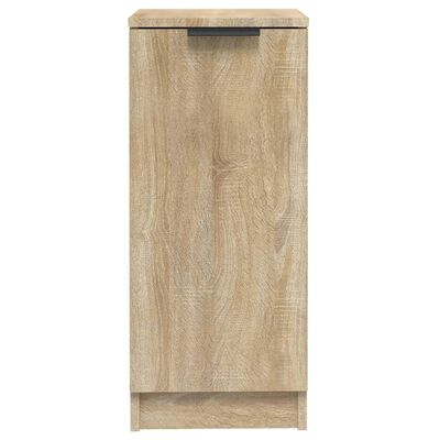 vidaXL Sideboards 2 pcs Sonoma Oak 11.8"x11.8"x27.6" Engineered Wood