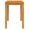 vidaXL Dining Table Natural Brown Solid Acacia Wood Medium