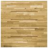 vidaXL Tabletop Natural wood Solid oak wood 27.6x27.6 in Durable