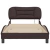 vidaXL Bed Frame Dark brown