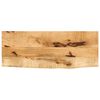 vidaXL Table Top Natural Wood Solid Mango Wood 35.4 x 7.9