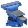 vidaXL Bench Vise Blue 5.91 " Cast Iron