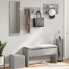 vidaXL Hallway Furniture Set Concrete Grey