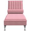 vidaXL Massage Chaise Lounge Pink