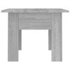 vidaXL Coffee Table Gray Sonoma Engineered wood Standard Modern
