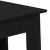 vidaXL Bar Table Black Oak 40.16 x 19.69 x 40.75 in Engineered Wood