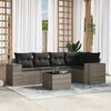 vidaXL Garden Sofa Set Grey