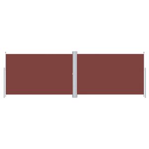 vidaXL Side Awning Brown