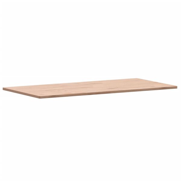 vidaXL Table Top Natural Beech Solid Beech Wood 31.5x15.7 in Table Top