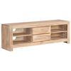 vidaXL Tv Cabinet Light brown Solid Acacia Wood 47.2x11.8x15.7 in