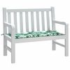 vidaXL Garden Bench Cushion Green 39.4" x 19.7" x 1.6" Oxford Fabric