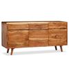 vidaXL Sideboard Natural wood Solid Acacia wood Medium to Large