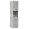 vidaXL Bathroom Furniture Set Concrete Gray, White