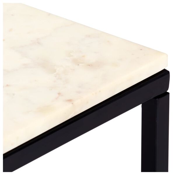 vidaXL Coffee Table White and black