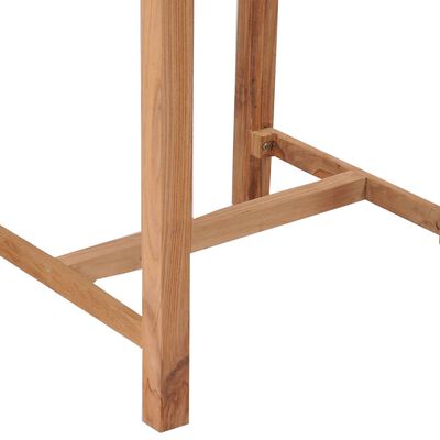 vidaXL Patio Bar Table 23.6"x23.6"x41.3" Solid Wood Teak