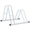vidaXL Bicycle Stand for 2 Bikes Floor Freestanding Galvanized Steel