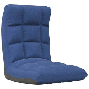 vidaXL Floor Chair Blue Fabric (100% polyester), metal, foam Medium