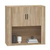 vidaXL Wall Cabinet Sonoma Oak Engineered wood Medium Wall Cabinet