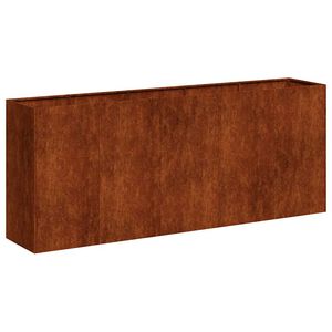 vidaXL Planter Rusty Weathering steel Large Decorative Inlays Planter