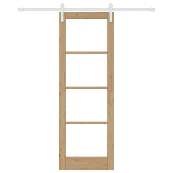 vidaXL Sliding Door ORKDAL Natural 28.94 x 83.07 in