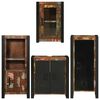 vidaXL Bathroom Furniture Set 4 pcs Multicolour Solid Reclaimed Wood