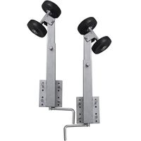 vidaXL Boat Trailer Double Roller Bow Support Set of 2 23.2"-33.1"