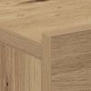 vidaXL Floating Nightstand Artisan Oak Engineered Wood Compact