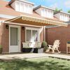vidaXL Retractable Awning Multicolour 157.48" x 118.11" Polyester