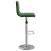 vidaXL Bar Stool Set of 2 Dark Green