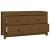 vidaXL Side Cabinet Honey brown Solid pine wood Medium Side Cabinet